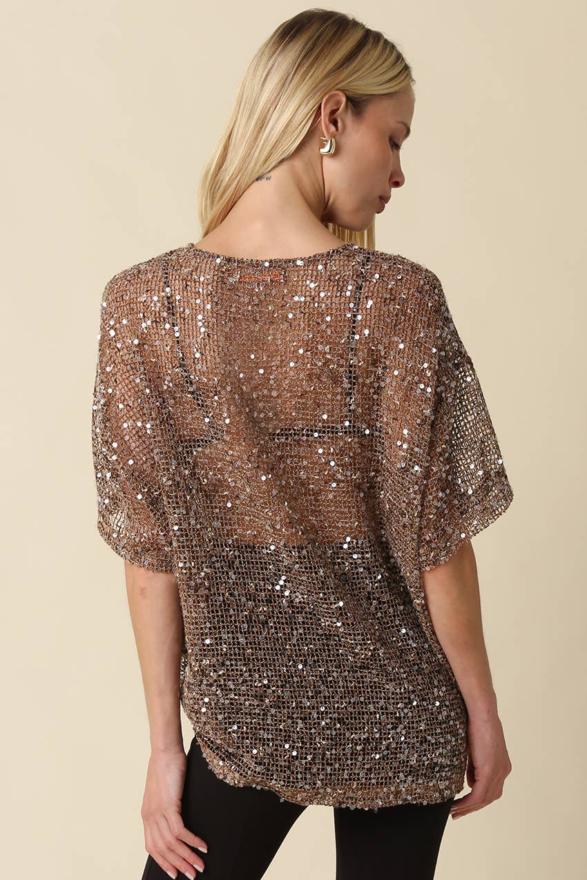 Goldstone Mesh Top