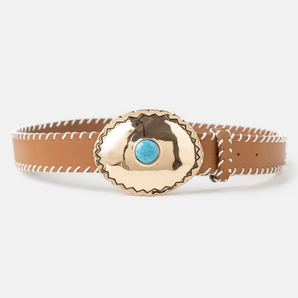 Oval Turquoise Belt