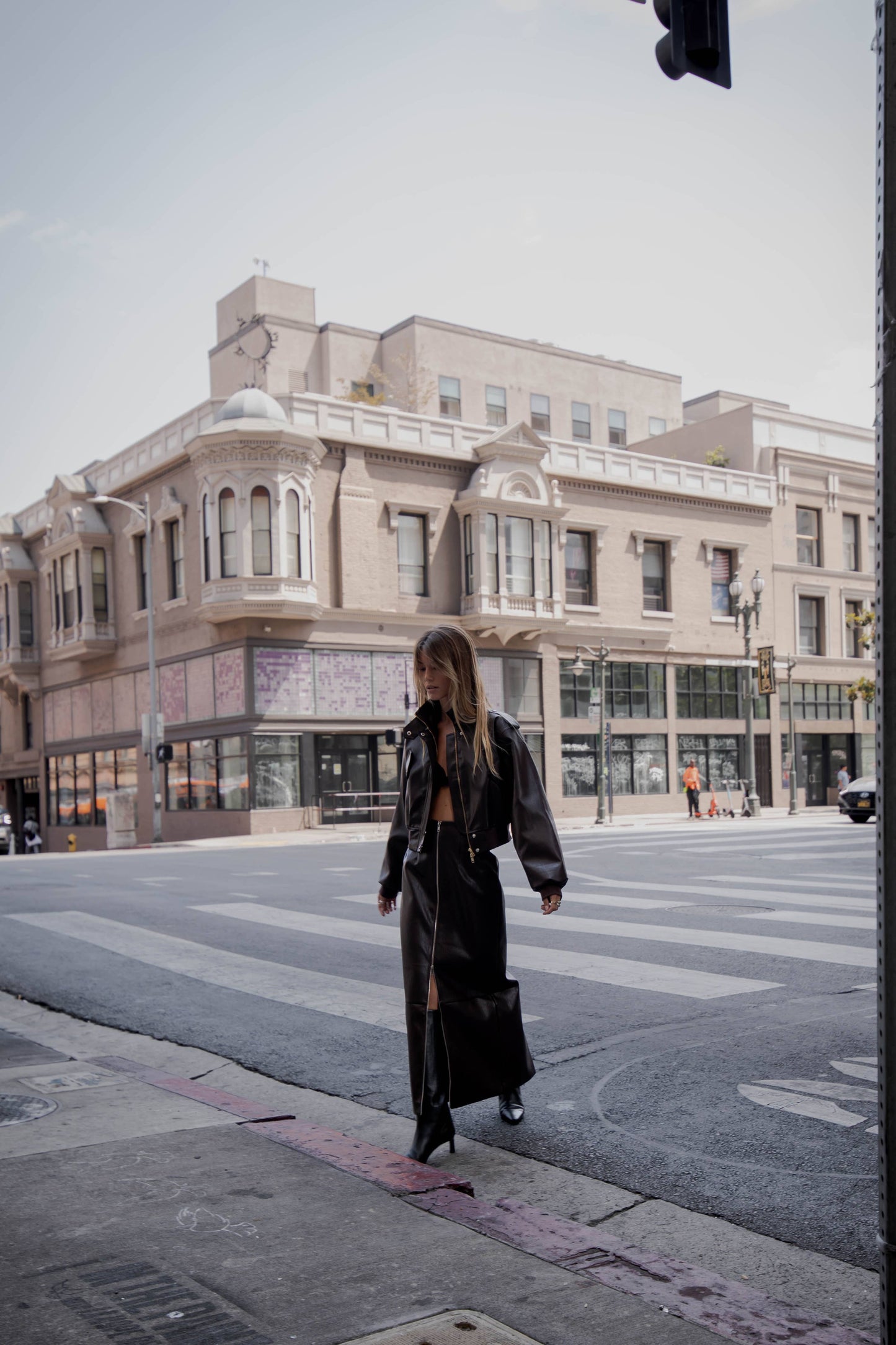 Florence Leather Skirt