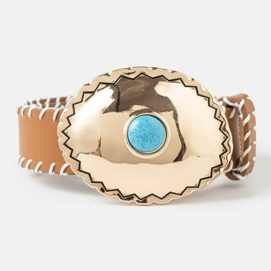 Oval Turquoise Belt