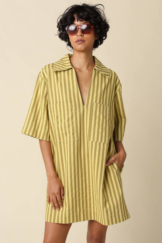 Kiwi Stripe Dress