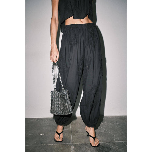 Monica Eyelet Pants